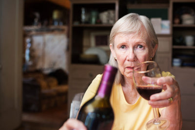 What are the medical aspects of using prescription drugs with alcohol or tobacco for seniors?