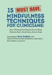 15 Must-Have Mindfulness Techniques for Clinicians DVD : Skills to Transform Your Treatment Plans for Stress, Depression, Anxiety, Anger, Trauma, Guilt and Shame