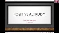 Positive Altruism