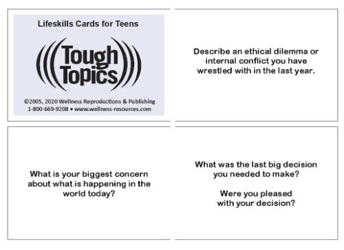 Tough Topics Cards Teen Cards