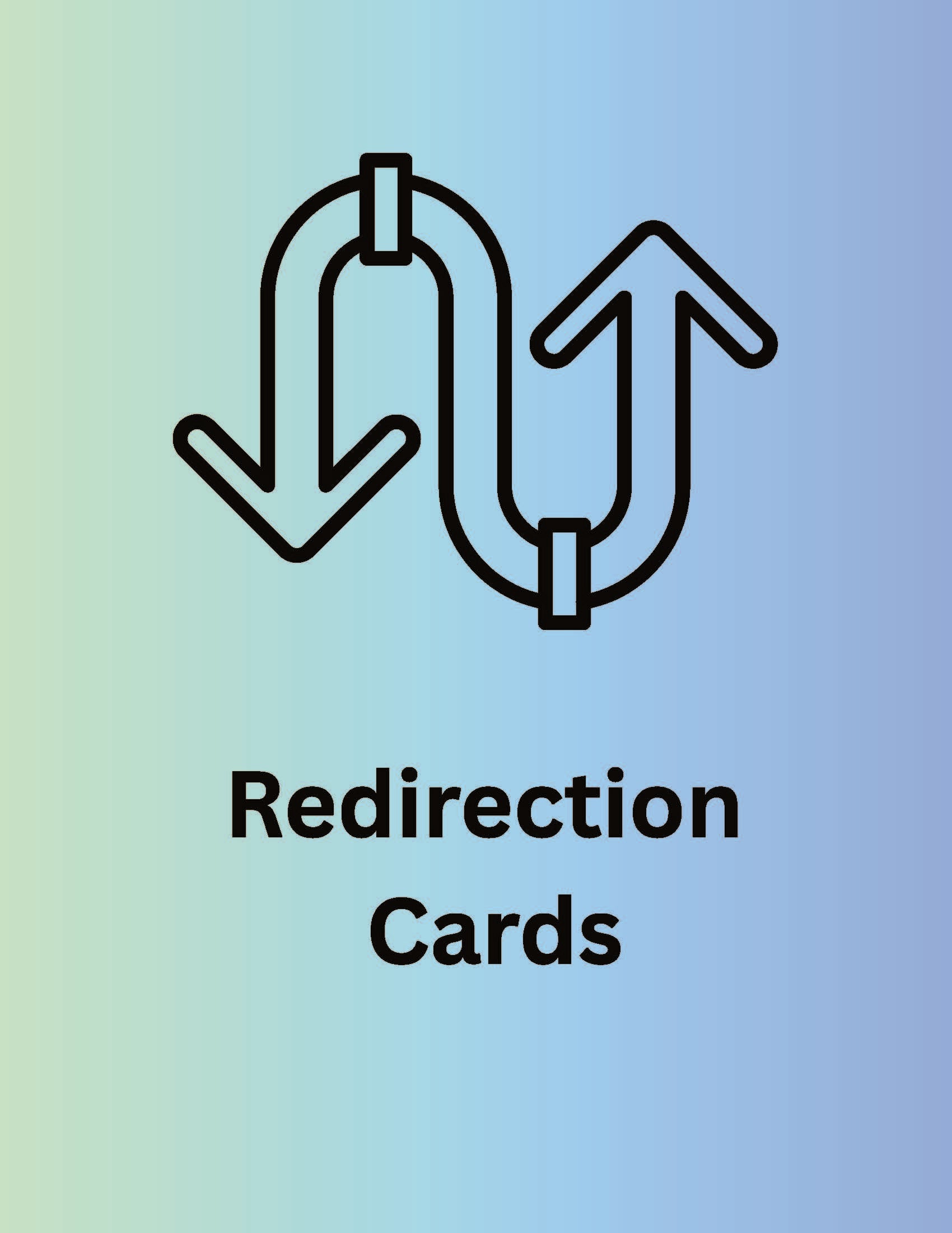 Redirection Card Redirection Cards – Regroup, Refocus, Rebuild – SR Publications