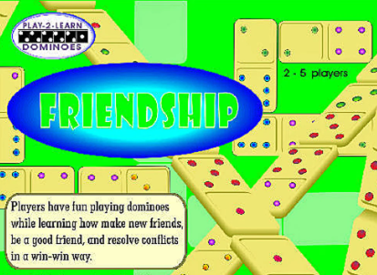 Play 2 Learn Dominoes on Friendship Game