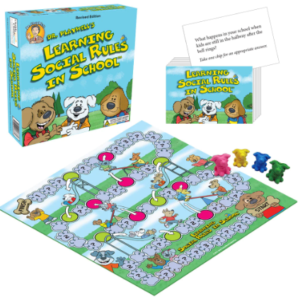 Dr. Playwell's Learning Social Rules in School Board Game