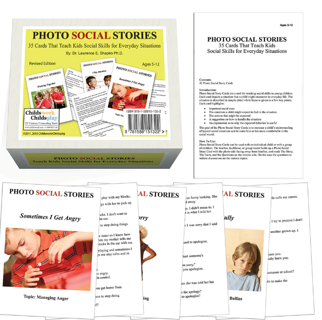 Photo Social Stories Social Situations Card Game