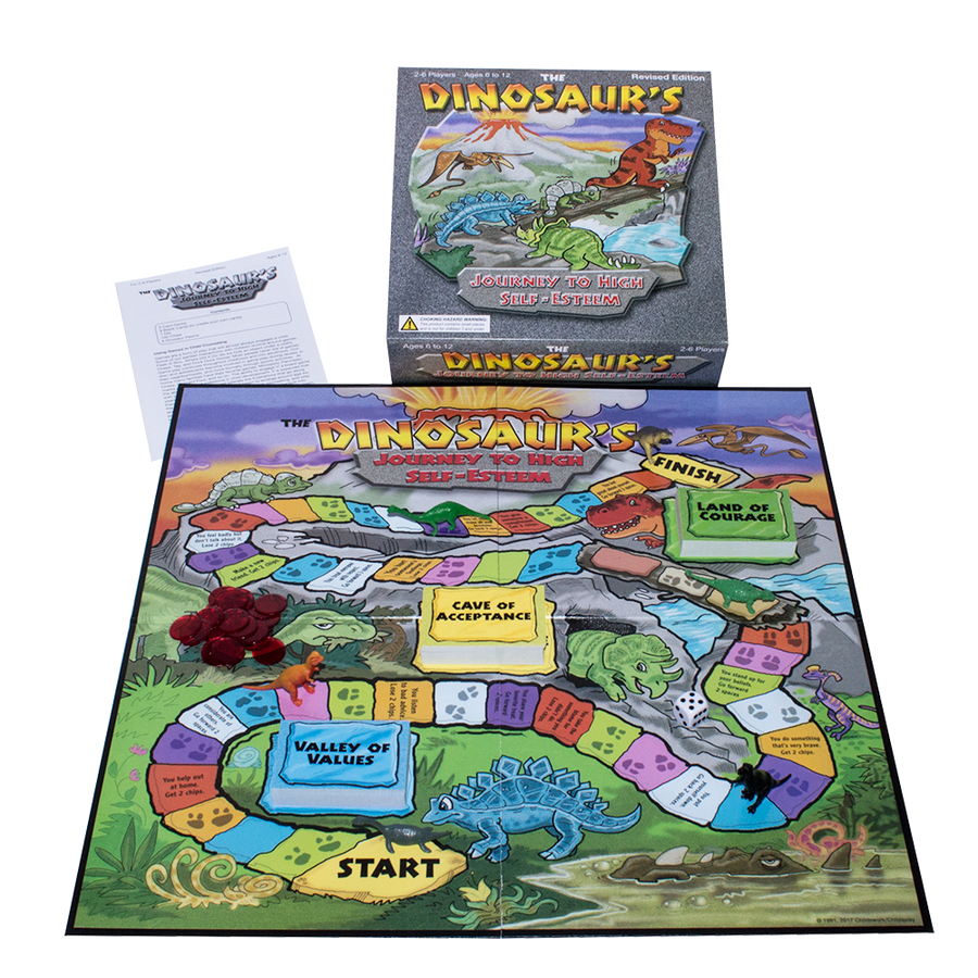 The Dinosaur's Journey to High Self Esteem Board Game