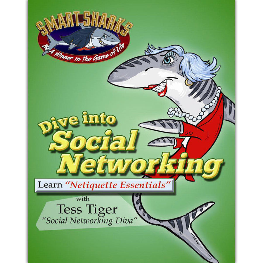 Smart Sharks Dive into SOCIAL NETWORKING: Netiquette Essentials Card Game