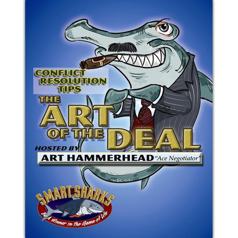 Smart Sharks Art of the Deal: CONFLICT RESOLUTION Tips Card Game