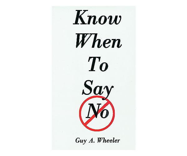 Know When to Say No, DVD