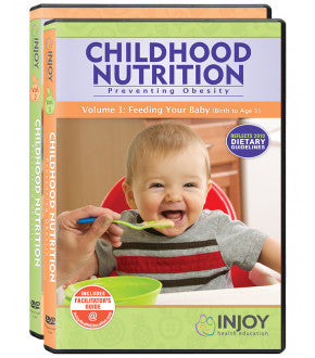 Childhood Nutrition: Preventing Obesity, 2 Volume DVD Set