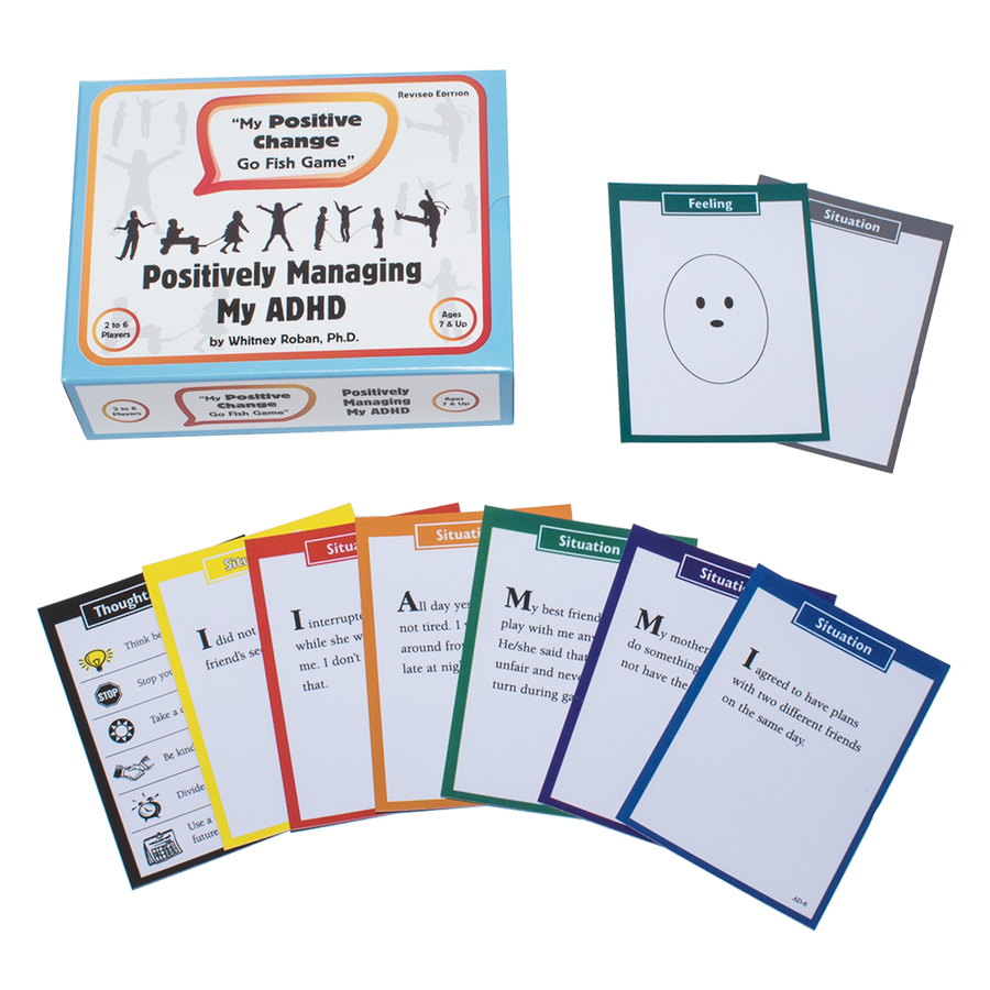 My Positive Change Go Fish Game:  Positively Managing My ADHD