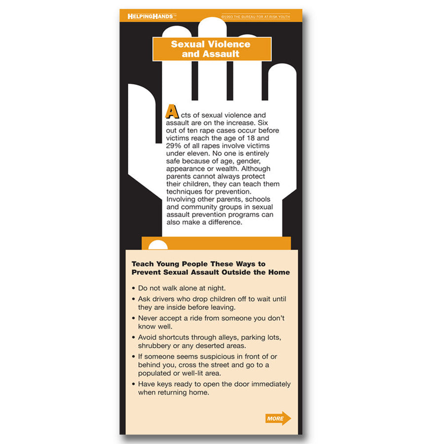 Helping Hands Card: Sexual Violence and Assault 25 pack