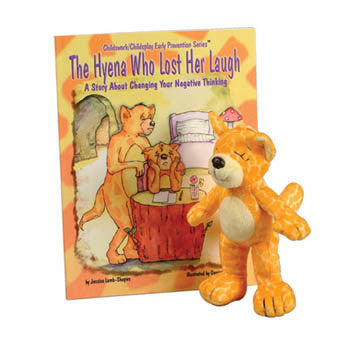 The Hyena Who Lost Her Laugh Book & Plush Hyena
