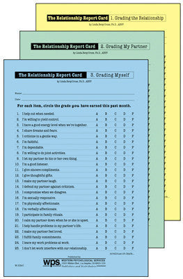 Relationship Report Card Set