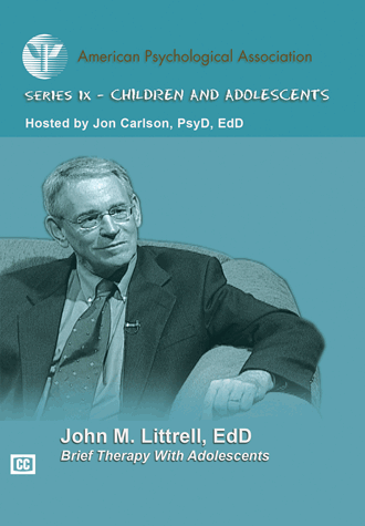 Brief Therapy With Adolescents, DVD