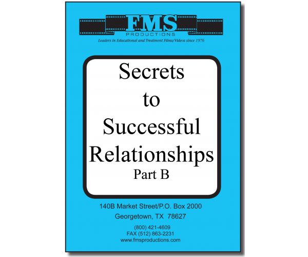 Secrets to Successful Relationships Part B, DVD