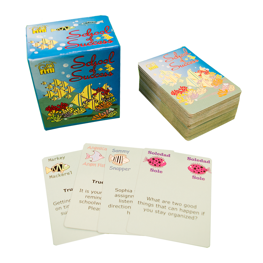 Play 2 Learn Go Fish: School of Success Card Game