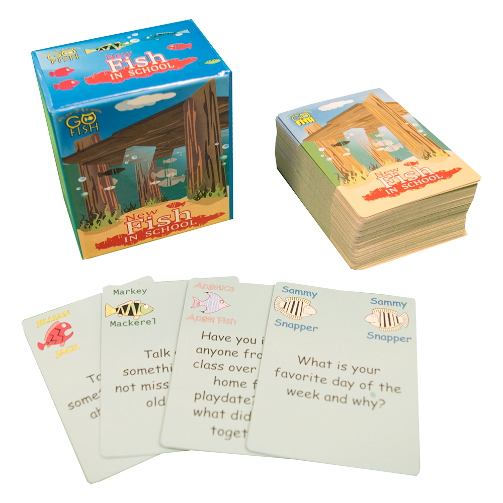 Play 2 Learn Go Fish: New Fish in School Card Game – SR Publications