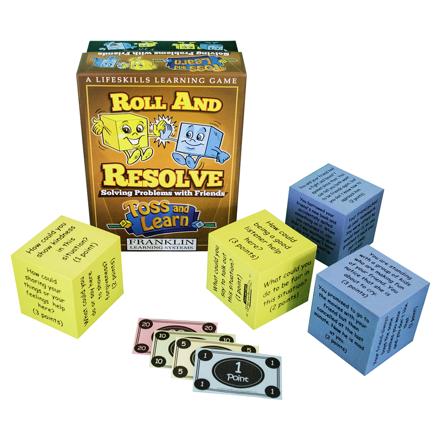 Toss and Learn: Roll and Resolve Problem Solving Friends