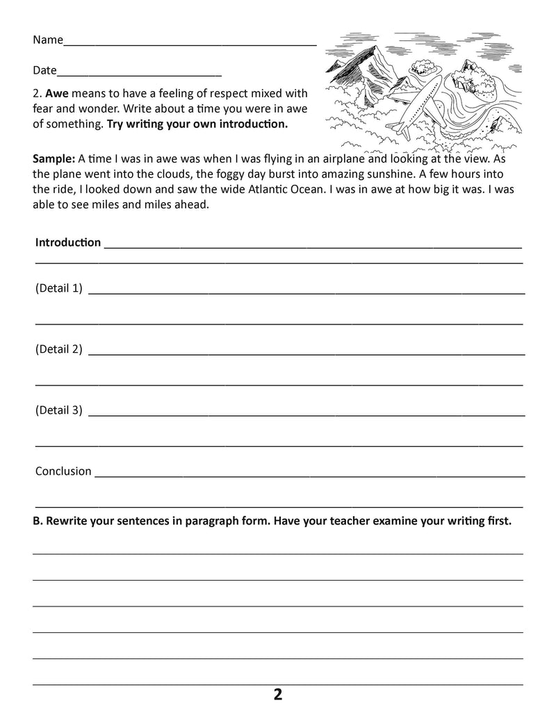 Writing Warmups: Past Tense Writing Using Adjectives For Beginning Writers, Reading Level Grade 3 eBook